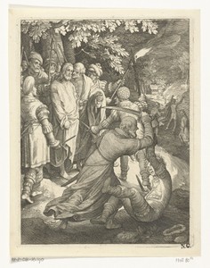 Element Lucht by Nicolaes de Bruyn, created 1590 - 1603, in paper; engraving. Download this artwork as a high-resolution wallpaper for desktop, tablet, or mobil — Painting Picture
