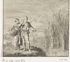 Embleem: moeras by Jan Luyken, created 1695 - 1705, in paper; etching. Download this artwork as a high-resolution wallpaper for desktop, tablet, or mobile. — Travel Background
