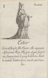 Esther by Stefano della Bella, created 1620 - 1664, in paper; etching. Download this artwork as a high-resolution wallpaper for desktop, tablet, or mobile. — Stefano della Bella Wallpaper