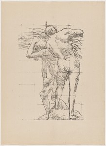 Etude by Pierre Puvis de Chavannes, created 1895, in report (?) lithograph [photolithograph?] in black on japan paper. Download this artwork as a high-resolutio — Pierre Puvis de Chavannes Wallpaper