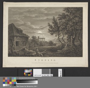 Evening by John Browne, in Etching and line engraving on moderately thick, moderately textured, cream wove paper. Download this artwork as a high-resolution wal