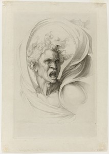 Evil by William Sharp, created 1816, in Etching and engraving on ivory China paper, laid down on ivory laid paper (chine collé). Download this artwork as a high — Illustration Wallpaper