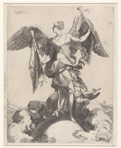 Faam by Domenico del Barbiere, created 1516 - 1565, in paper; engraving. Download this artwork as a high-resolution wallpaper for desktop, tablet, or mobile.