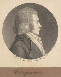 Ferguson by Charles B. J. Févret de Saint-Mémin, created 1797, in mezzotint and engraving in black on wove paper mounted to brown wove paper. Download this artw — Art Wallpaper