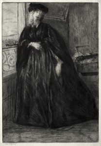 Finette by James McNeill Whistler, created 1859, in etching. Download this artwork as a high-resolution wallpaper for desktop, tablet, or mobile. — Painting Picture