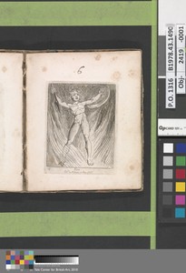 Fire (Plate 7) by William Blake, in Etching and engraving on moderately thick, slightly textured, cream wove paper. Download this artwork as a high-resolution w