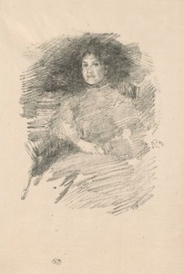 Firelight by James McNeill Whistler, created 1896, in Transfer lithograph in black on ivory laid paper. Download this artwork as a high-resolution wallpaper for — Art Wallpaper