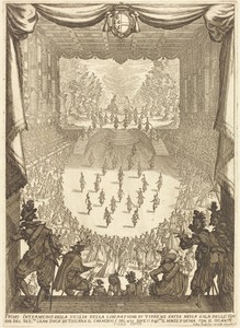 First Intermezzo by Jacques Callot, created 1617, in etching on laid paper [restrike]. Download this artwork as a high-resolution wallpaper for desktop, tablet, — Art Picture