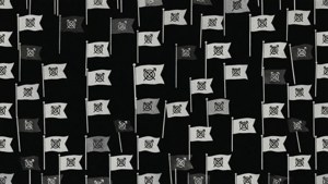 Sømløst mønster af aseksuelle flag.