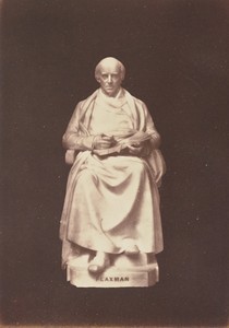 Flaxman by Claude-Marie Ferrier, created 1851–1852. Download this artwork as a high-resolution wallpaper for desktop, tablet, or mobile. — Painting Picture