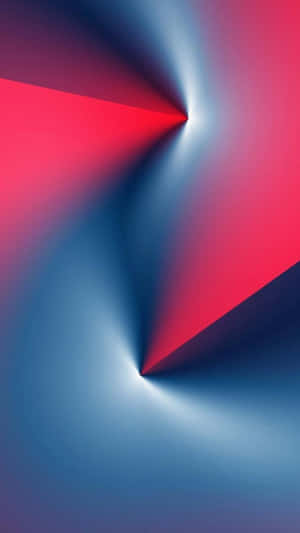 Abstract digital artwork with swirling red and blue geometric shapes. — Blue Geometric Wallpaper