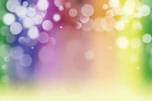 Levende regnbuegradient med bløde glødende bokeh-lys — Flex Wheeler Wallpapers