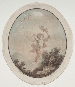 Folly by Jean François Janinet, created 1777, in aquatint. Download this artwork as a high-resolution wallpaper for desktop, tablet, or mobile. — Jean François Janinet Wallpaper