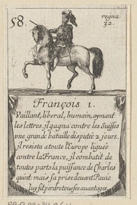 Frans I by Stefano della Bella, created 1620 - 1664, in paper; etching. Download this artwork as a high-resolution wallpaper for desktop, tablet, or mobile. — Stefano della Bella Wallpaper