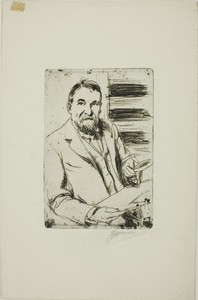 Frederick Keppel I by Anders Zorn, created 1898, in Etching on ivory laid paper. Download this artwork as a high-resolution wallpaper for desktop, tablet, or mo — Illustration Wallpaper