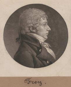 Frey by Charles B. J. Févret de Saint-Mémin, created 1805, in mezzotint and engraving in black on wove paper mounted to brown wove paper. Download this artwork — Painting Picture