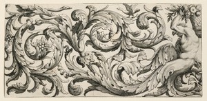 Frieze by Jean Lepautre, created 1640–50, in Etching on white laid paper. Download this artwork as a high-resolution wallpaper for desktop, tablet, or mobile. — Jean Lepautre Wallpaper
