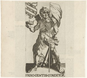 Friso by Simon Frisius, created 1622, in paper; letterpress printing; etching. Download this artwork as a high-resolution wallpaper for desktop, tablet, or mobi — Simon Frisius Wallpaper