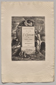 Frontispiece by Nicolas-François Chifflart, created 1865, in etching. Download this artwork as a high-resolution wallpaper for desktop, tablet, or mobile.