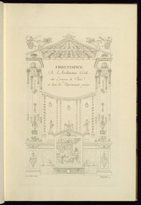 Frontispiece by François-Joseph Bélanger, created 1812, in Etching and engraving on paper. Download this artwork as a high-resolution wallpaper for desktop, tab — François-Joseph Bélanger Wallpaper