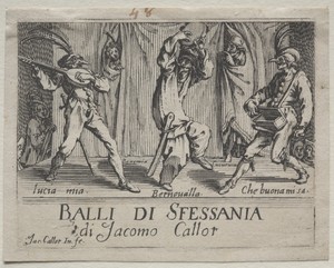 Frontispiece by Jacques Callot, created 1621, in etching. Download this artwork as a high-resolution wallpaper for desktop, tablet, or mobile. — Jacques Callot Wallpaper