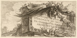 Frontispiece for Parte Seconda by Giovanni Battista Piranesi, created 1748, in etching on laid paper. Download this artwork as a high-resolution wallpaper for d — Art Wallpaper