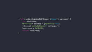 Code snippet updating desktop wallpaper with syntax highlighting.