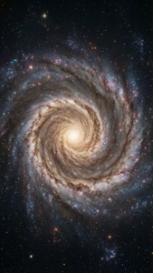 Spiralgalakse-baggrund til Note 10 Plus