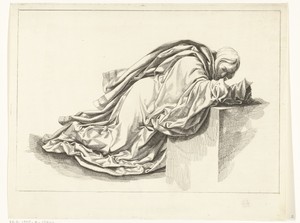 Geknielde figuur by Joannes Bemme, created in or before 1813, in paper; etching. Download this artwork as a high-resolution wallpaper for desktop, tablet, or mo — Portrait Background