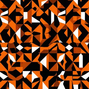 Un patrón geométrico moderno en colores de la Eredivisie, adecuado como diseño de fondo de pantalla sin costuras.