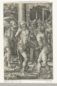 Geseling by Pieter Huys, created 1545 - 1577, in paper; engraving. Download this artwork as a high-resolution wallpaper for desktop, tablet, or mobile.