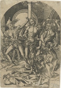 Geseling by Adriaen Huybrechts (I), created 1573 - 1614, in paper; engraving. Download this artwork as a high-resolution wallpaper for desktop, tablet, or mobil — Adriaen Huybrechts (I) Wallpaper