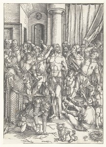 Geseling by Albrecht Dürer, created 1496 - 1497, in paper; houtsnede. Download this artwork as a high-resolution wallpaper for desktop, tablet, or mobile. — Albrecht Dürer Wallpaper