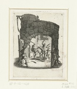 Geseling by Jacques Callot, created 1624 - 1625, in paper; etching. Download this artwork as a high-resolution wallpaper for desktop, tablet, or mobile. — Jacques Callot Wallpaper