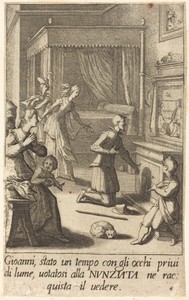 Gioanni by Jacques Callot, created 1619, in engraving on laid paper. Download this artwork as a high-resolution wallpaper for desktop, tablet, or mobile. — Jacques Callot Wallpaper