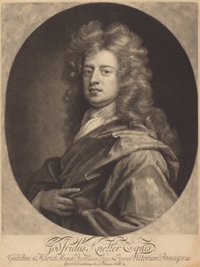 Godfrey Kneller by John Smith (prentmaker/ uitgever), created 1694, in mezzotint on laid paper. Download this artwork as a high-resolution wallpaper for desktop — John Smith (prentmaker/ uitgever) Wallpaper