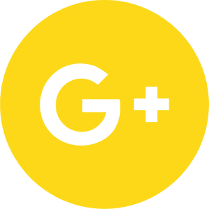 Ícone do logotipo do Google Plus com G plus branco em círculo amarelo — Google Papéis de Parede