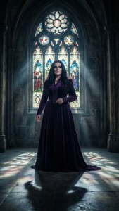 Agatha Harkness goottilaisessa katedraalissa