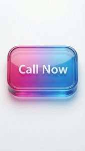 Tombol call now seperti kaca dengan gradien merah muda ke biru.