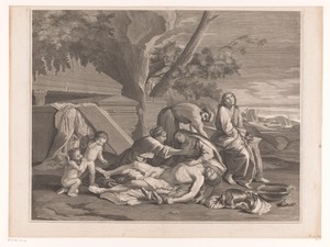 Graflegging by Étienne Gantrel, created 1656 - 1706, in paper; etching; engraving. Download this artwork as a high-resolution wallpaper for desktop, tablet, or — Étienne Gantrel Wallpaper