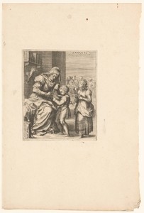 Grammatica by Franz Cleyn, created 1645, in paper; etching. Download this artwork as a high-resolution wallpaper for desktop, tablet, or mobile. — Franz Cleyn Wallpaper