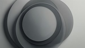 Un motif subtil de cercles qui se chevauchent en niveaux de gris pour un look professionnel.