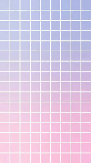Pastel pink and lavender grid pattern wallpaper