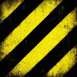 Seamless yellow black stripe pattern with grunge texture for edgy wallpaper.