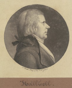 Hallwell by Charles B. J. Févret de Saint-Mémin, created 1796-1797, in mezzotint and engraving in black on wove paper mounted to brown wove paper. Download this — Art Picture