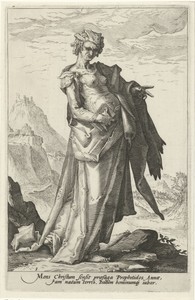 Hannah by Jacob Matham, created 1588, in paper; engraving. Download this artwork as a high-resolution wallpaper for desktop, tablet, or mobile. — Jacob Matham Wallpaper