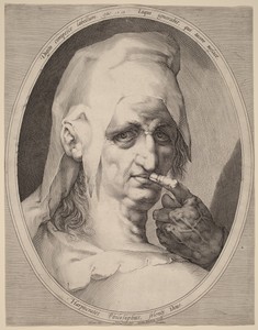 Harpocrates by Jan Harmensz. Muller, created 1593 (published after 1630), in engraving. Download this artwork as a high-resolution wallpaper for desktop, tablet — Jan Harmensz. Muller Wallpaper