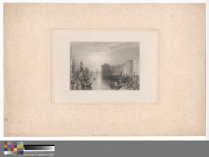 Havre by Robert Wallis, in Etching and engraving with chine collé; engraver's proof on moderately thick, slightly textured, beige wove paper. Download this artw — Art Picture