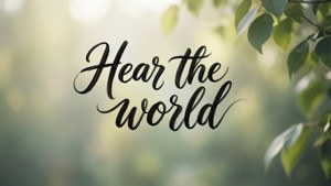 Inspirerende typografie met handgeschreven schrift op natuur achtergrond