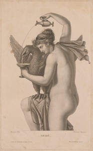Hebé by Alexandre Chaponnier, in stipple engraving on wove paper. Download this artwork as a high-resolution wallpaper for desktop, tablet, or mobile.